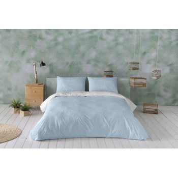 Funda de Almohada de Algodón Percal TEX HOME Bio 45x110 cm Blanco