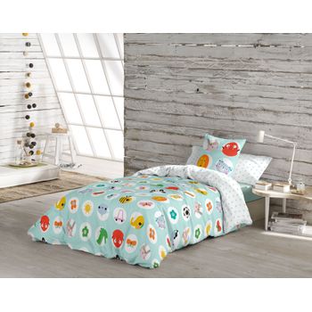 Juego De Sábana Saurus Cama 105 Cool Kids con Ofertas en Carrefour