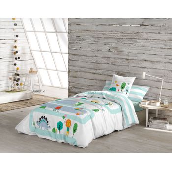 Juego De Sábana Saurus Cama 105 Cool Kids con Ofertas en Carrefour