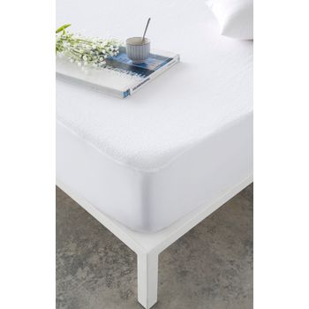 Sweetnight Top Prix Protector De Colchón 160x200 Cm - Blanco con Ofertas en  Carrefour