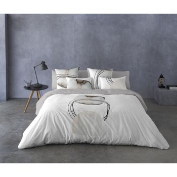 Juego De Sábanas Tres Piezas Coralina Goly Cama 135 Cm Gris con Ofertas en  Carrefour