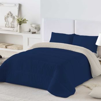 Edredón Nórdico Estampado Cama 135/140cm Flow Reversible Coral Donegal  Collections con Ofertas en Carrefour