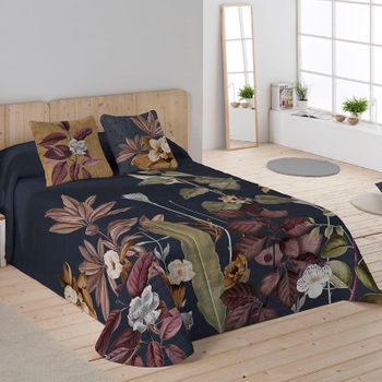 Colcha Bouti Azalea Dark Icehome Cama 150