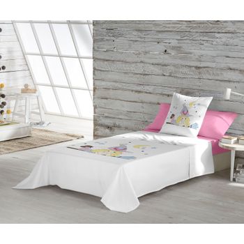 Sábana bajera ajustable lisa Chocolate cama 160 cm - 160x190/200 cm, 100%  algodón.