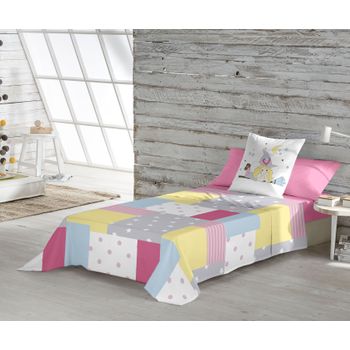 Sábana bajera ajustable lisa Chocolate cama 135 cm - 135x190/200 cm, 100%  algodón.