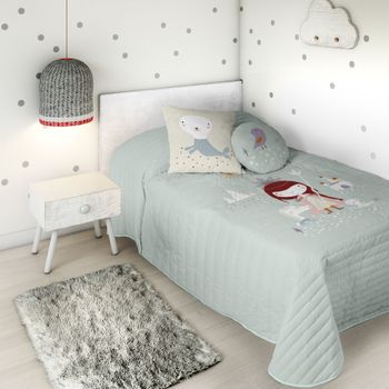 Colcha Bouti Infantil Estampada + Cojín Zoo Cama De 90cm 180x260cm con  Ofertas en Carrefour