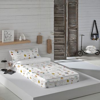 Saco Nórdico 100% Algodón Clouds 90x200 Cm (cama 90) Con Relleno Beige con  Ofertas en Carrefour