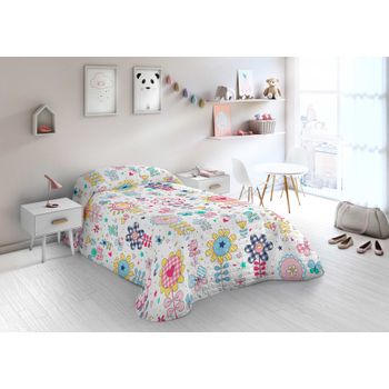 Colcha Pique Modelo Lido Beige Cama 105 Cm. con Ofertas en Carrefour