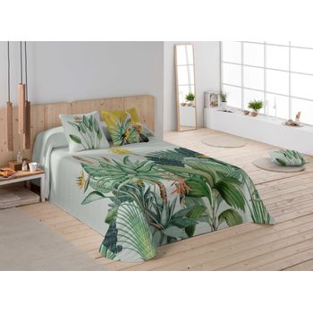 Colcha Bouti Reversible Y 2 Fundas De Cojín Donegal Cabugao Cama 135 Cm  Cotton Feeling con Ofertas en Carrefour