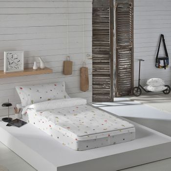 Sábana Bajera Ajustable Lisa Rosa Cama 90 Cm - 90x190/200 Cm, 100% Algodón.  con Ofertas en Carrefour