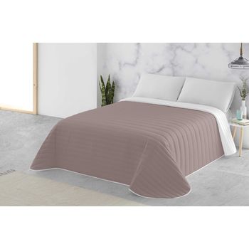 Colcha Pique Modelo Lido Beige Cama 135 Cm. con Ofertas en Carrefour