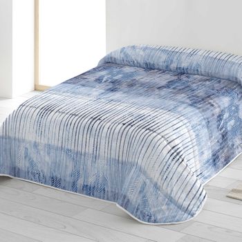 Edredón Nórdico Estampado Textura Velvet 104870 Cama 90 Naturals