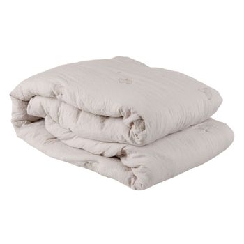 Manta Lisa de Franela Cama 135 cm TEX BASIC Beige