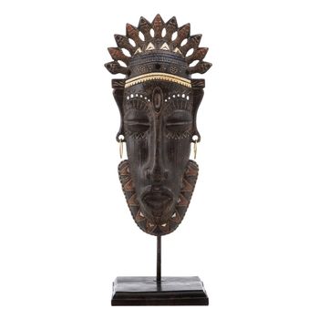 Figura Decorativa 22 X 16 X 57 Cm Africana