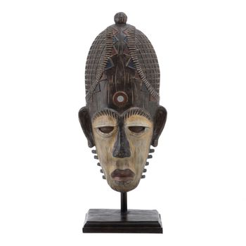Figura Decorativa 22 X 17 X 54,5 Cm Africana
