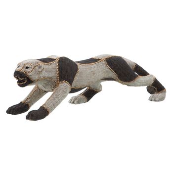 Figura Decorativa 59 X 14,5 X 15 Cm Leopardo