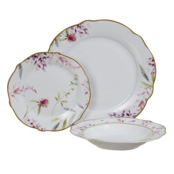 Plato Llano Queen´s By Churchill Assam Floral Cerámica Loza Ø 27 Cm (6  Unidades) con Ofertas en Carrefour