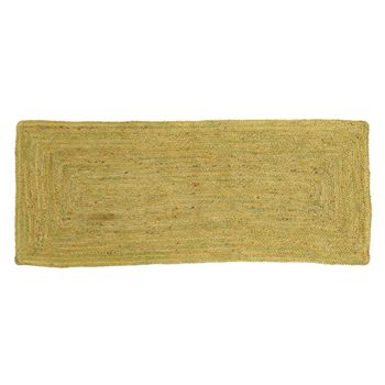 Alfombra Verde Yute 170 X 70 Cm