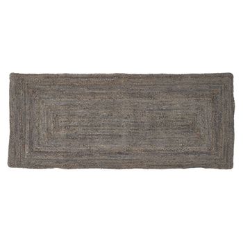 Alfombra Gris Yute 170 X 70 Cm