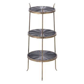 Estantería De Pie Jernløse Con 5 Estantes De Rejilla Metal 160 X 69 X 32 Cm  Negro [en.casa] con Ofertas en Carrefour