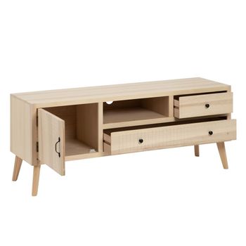 Mueble De Tv Marie 140 X 40 X 55 Cm Natural Madera Madera Mdf