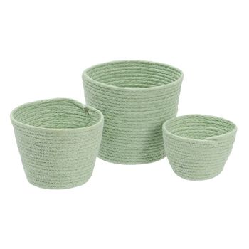 Cestas De Almacenaje 2 Uds Algodón Beige Y Blanco Ø28x28 Cm Vidaxl con  Ofertas en Carrefour