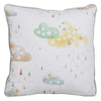 Cojín Infantil Estrellas 45 X 45 Cm 100 % Algodón