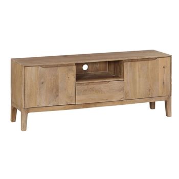 Mueble De Tv 150 X 40 X 60 Cm Natural Madera De Mango