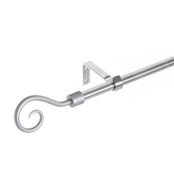 ⇒ Comprar Soporte barra cortina techo 19mm niquel metal futura 21