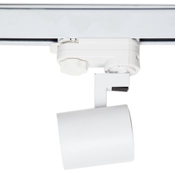 Foco Carril Trifásico "lumiastra" 1xgu10 Blanco Sin Bombilla|greenice