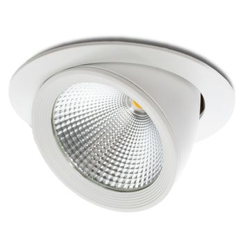 Foco Downlight Led 30w  2820lm 3000ºk Orientable Ugr17 50.000h [jw-30w-g-ww]