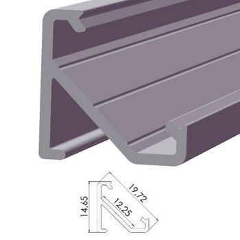 Perfíl Aluminio Tipo Eco P03 2,02m