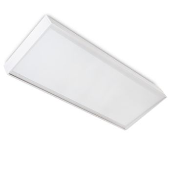 Panel LED slim de superficie 120X30 cm - Driver Philips - 44W - UGR19 - Con  KIT de montaje