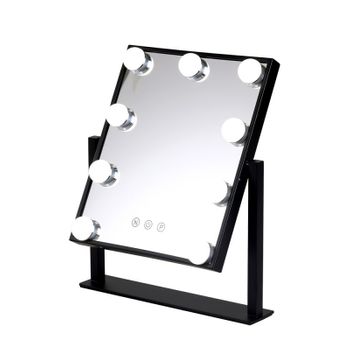 Espejo Iluminado Maquillaje Led 4200ºk 30x36cm Negro 40.000h [sun-krs300360-b]