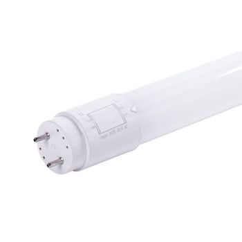 Tubo Led T8 18w 2.340lm 6000ºk Vidrio 120cm  Conexión 2 Extremos 40.000h  [ho-t8gl120-18w-cw]