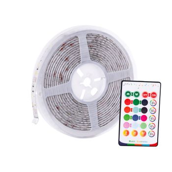 Kit Tira Led 3,3m Colores RGB (Con Pilas 3XAAA) 7HSevenOn