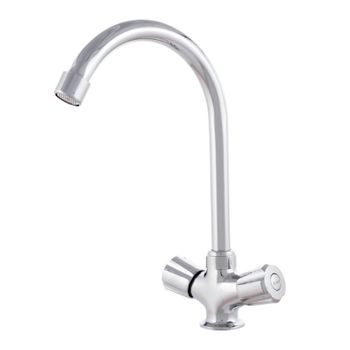 Kibath Grifo ALTO monomando para lavabo de la serie SIO perfectos para  lavabos de sobre encimera o tipo bol. Fabricado en latón de alta calidad y  acabados en cromo con brillo –