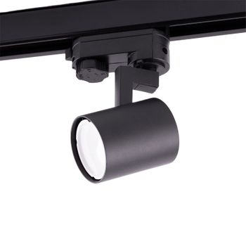 Foco Carril Trifásico "lumiastra" 1xgu10 Negro|greenice