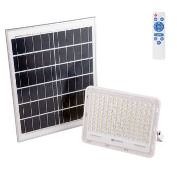 Proyector Led Solar 150w 6500k Panel: 6v/20w Batería: 3,2v/15000mah Control Remoto [ho-solarfl-150w-02]