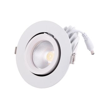 Foco Downlight Led 20w 1900lm 3000ºk Circular Orientable 40.000h [ho-cob-c-or-20w-ww]