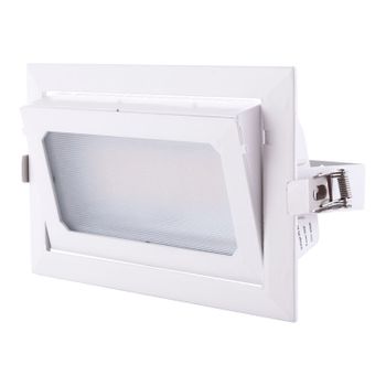 Foco Downlight Led 50w 6000lm 4000ºk Rectangular Orientable 40.000h [ho-cob-r-or-50w-w]