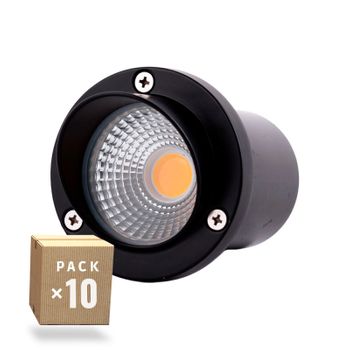 foco LED Exterior Empotrable de Suelo 10W 12V IP67 blanco cálido