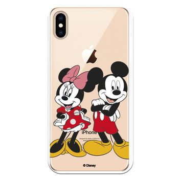 Funda Para Iphone Xs Max Oficial De Disney Mickey Y Minnie Posando - Clásicos Disney