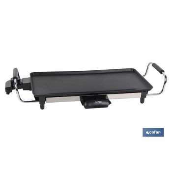 Plancha De Asar Electrica 2000w 45x25 Cm Mod. Baikal - Neoferr..