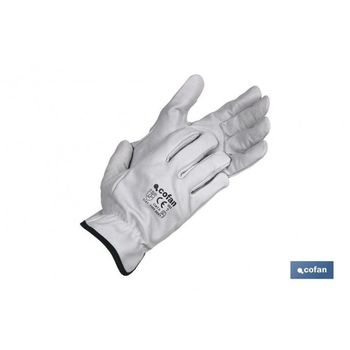 Guantes Piel Vacuno Gris T-9