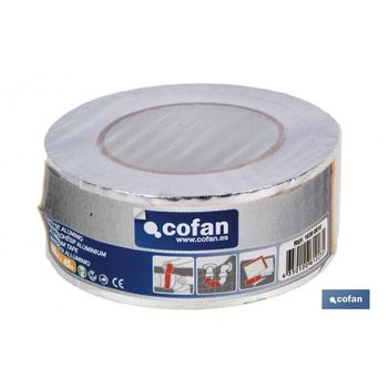 Cinta De Aluminio 30 Micras 50mm X 45mts