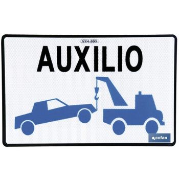 Placa Grua De Serv Auxilios En Carretera