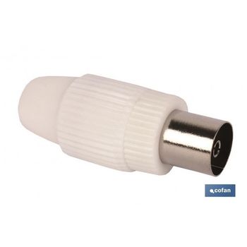 Conector Antena Hembra Recto (9,5mm)