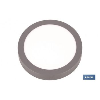 Downlight Superficie Aluminio 20w Ø200mm