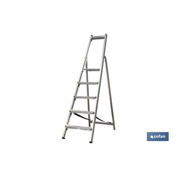 Escalera Doméstica De Aluminio Tijera Un Acceso 4 Peldaños Con Asa Serie  370 con Ofertas en Carrefour